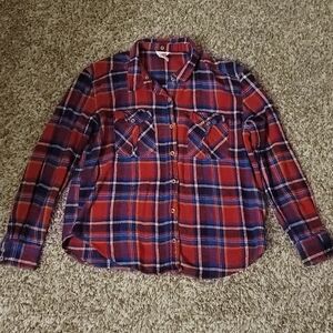 Forever 21 Flannel Shirt Women's Size Small